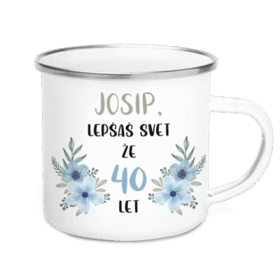 Personalizirana skodelica - Lepšaš svet že ____ let (M)