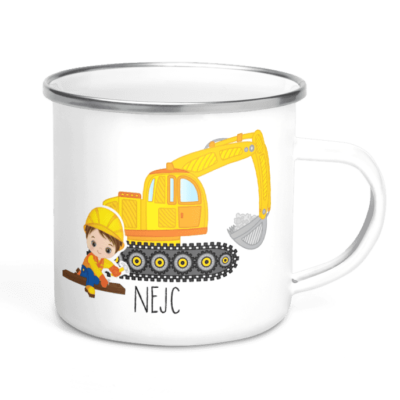 Personalizirana otroška skodelica "Gradbenik2"
