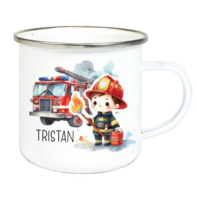 Personalizirana otroška skodelica "Gasilec 2"