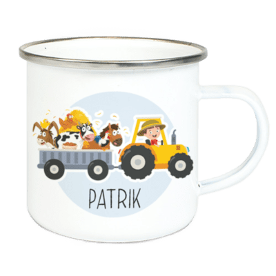 Personalizirana otroška skodelica "Traktor"