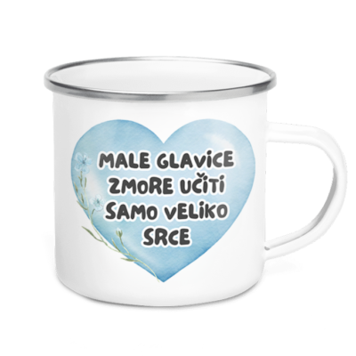 Male glavice zmore učiti samo veliko srce M