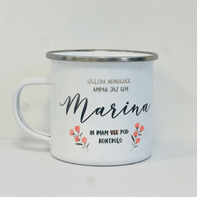 Izgleda nemogoče, presonalizirana skodelica Marina... **IZDELEK Z NAPAKO**