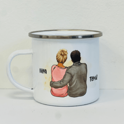 Zaljubljenca Nina & Tomaž... **IZDELEK Z NAPAKO**