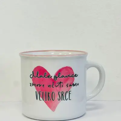 Male glavice zmore učiti samo veliko srce... **Z NAPAKO**