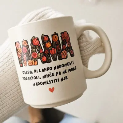 MAMA - bež mat - materinski dan