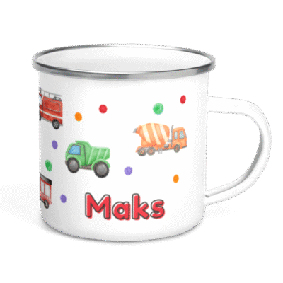 Personalizirana otroška skodelica z vozili