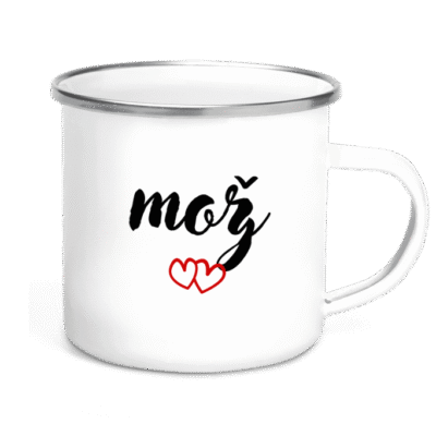 Skodelica mož s srčki