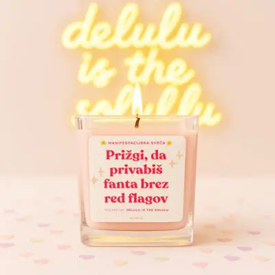Dišeča sveča - Prižgi, da privabiš fanta brez red flagov