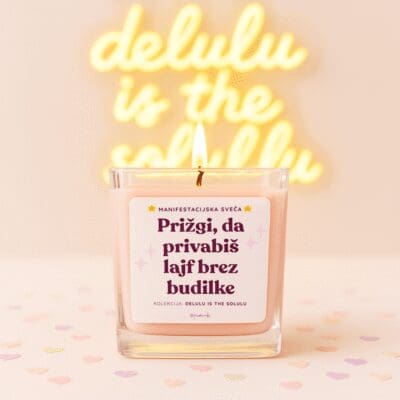 Dišeča sveča - Prižgi, da privabiš lajf brez budilke