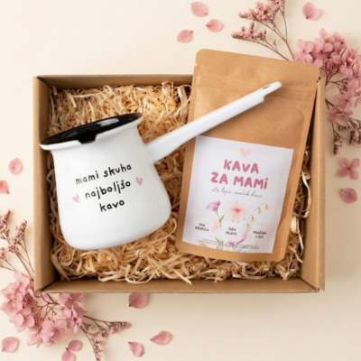 Darilni paket - džezva + kava