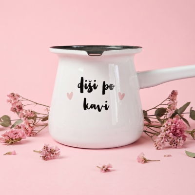 Emajlirana džezva "diši po kavi"